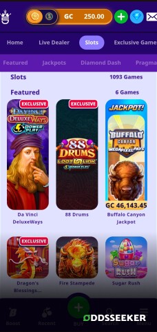 High 5 Casino Mobile Game Library